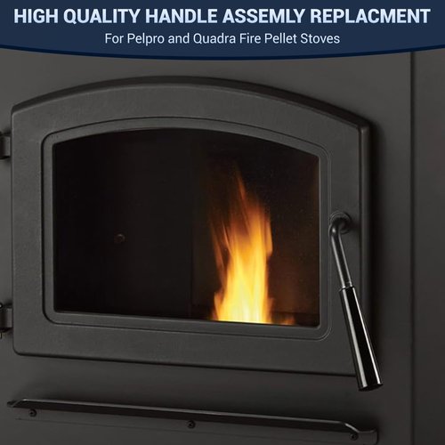 Protalwell Handle Replacement for Pelpro Pellet Stoves PP130, PP60, PP70, PP150, Part Number SRV7093-024D