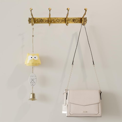 QULYEA Coat Rack Wall Mount,Vintage Wall Hooks Coat Hooks Antique Towel Racks for Bathroom Entryway Wall Mounted CoatRack Clothes Heavy Duty
