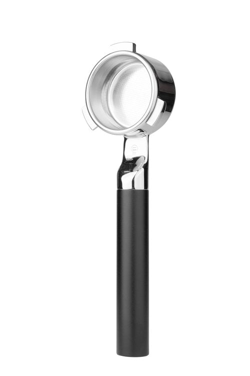 LILQ 54mm Bottomless Naked Lay Flat Portafilter Compatible with Breville Barista Express/Pro, Bambino, and More – Includes 18–20g Basket (Black Aluminum, 54mm Breville)