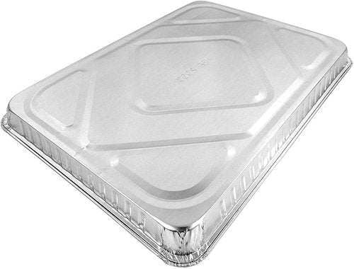 Handi-Foil Half Size Sheet Cake Pan - Disposable Aluminum Foil Baking Trays | Pack of 10