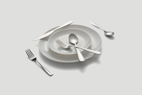 Cambridge 426540CJBR2R Waylen Mirror 40-Piece Flatware Set with Rustic Caddy