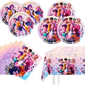 Demon Movie themed hunters Birthday Decorations Set, 20 Plates, napkins, tablecloth movie party decorations and more.