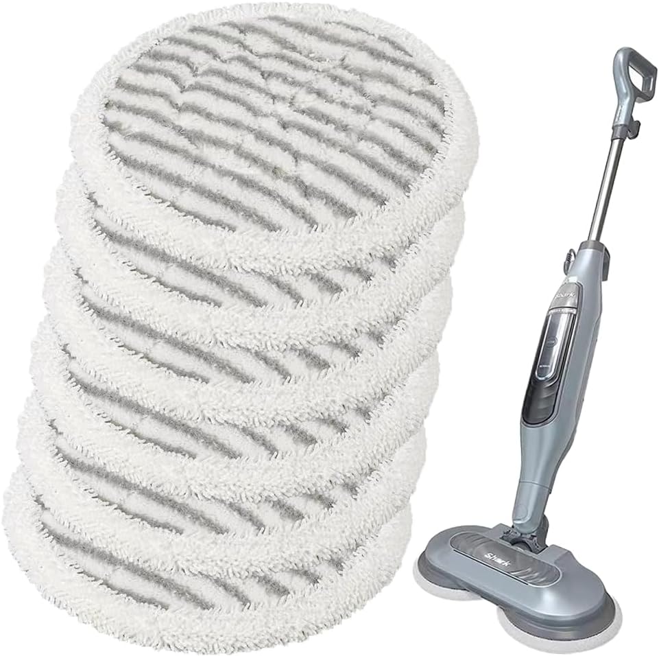 Shark Replacement Steam Mop Pads - Compatible with S7000 Series | 6-Pack for Effective Cleaning