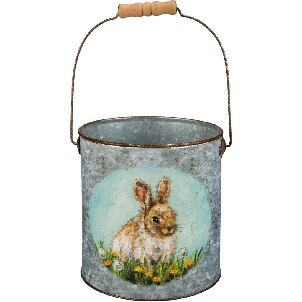 Primitives by Kathy Decorative Bucket Set, Multicolor 7.25" x 7.25", 6" x 6.25", 5" x 4.75"