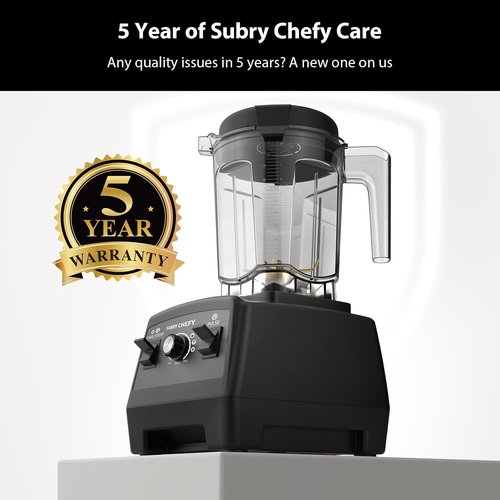 Countertop Blender Pro by [Brand Name] - 2000W High-Speed Blender with 25 Speeds & 68oz Capacity for Smoothies & Food Prep - Black