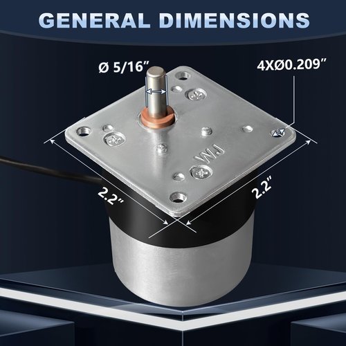 Feed Motor Replacement for Pelpro & Pleasant Hearth Pellet Stoves, SRV7000-670
