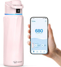 BOOST Smart Water Bottle - 32oz BPA-Free Stainless Steel with Reminder & Tracker | Ideal for Gym & Office
