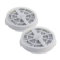 PUREBURG GL-2103 Replacement Filter Compatible with RIGOGLIOSO JINPUS MELEDEN Houzetek WSTA DHS COSTWAY & SY900S Air Purifiers,2-Pack HEPA Activated Carbon 2-in-1