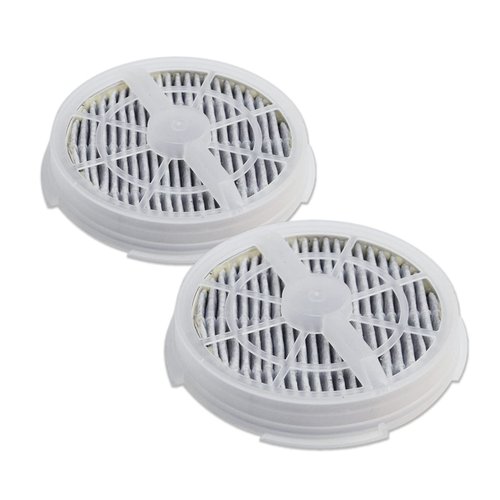PUREBURG GL-2103 Replacement Filter Compatible with RIGOGLIOSO JINPUS MELEDEN Houzetek WSTA DHS COSTWAY & SY900S Air Purifiers,2-Pack HEPA Activated Carbon 2-in-1