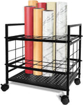 Blueprint Organizer - 20-Slot Rolling Cart for Blueprints, Maps & Posters | Ideal for Home, Office & Studio