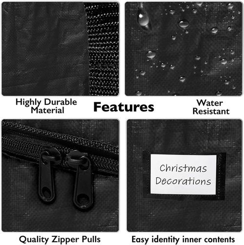 ClearSpace Oversized Moving Bags - Heavy-Duty Storage Bags with Backpack Straps & Zippers | 8 Pack for Easy Moving
