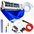 Ac Cleaning Bag With Support Rods, Air Conditioner Cleaning Kit with Strong Washing Tool, Ac Cleaning kit, Minisplit Cleaning Kit, Air Conditioning Water Bag Kit Universal for Home AC Cleaning