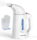 MASTEAM Handheld Steamer for Clothes Wrinkle Removes,Garment Steamer for Hat,1.5lbs Lightly,40s Fast Heat-up,8 FT Power Cord,800W, for Home and Travel with Automatic Shut-Off Safety Protection (white)