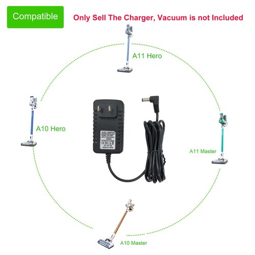 26V Charger Replacement for TINECO Vacuum A10 A11 Hero Master YLS0241A-T260080 AC Adapter Charging Cord 6.6 ft
