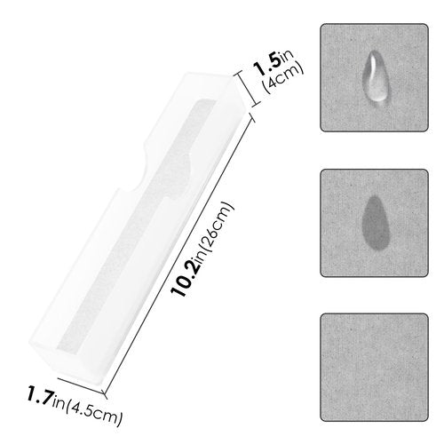 2Pack Acrylic Electric Toothbrush Holder with Diatomite Drying Stone, Bathroom Drawer Organizer with Drainage Hole for Tooth Brush, Compatible with Philips, Oral-B