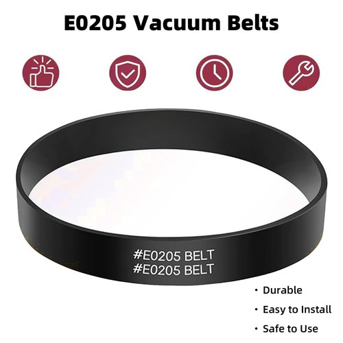 6 Pack E0202 Foam Filters & 4 Pack E0205 Vacuum Belts Compatible with Eureka NEU182A, NEU182B, NEU280, NEU180, NEU181, NEU188, NEU202 Powerspeed Bagless Upright Vacuum Cleaner, Part E0202