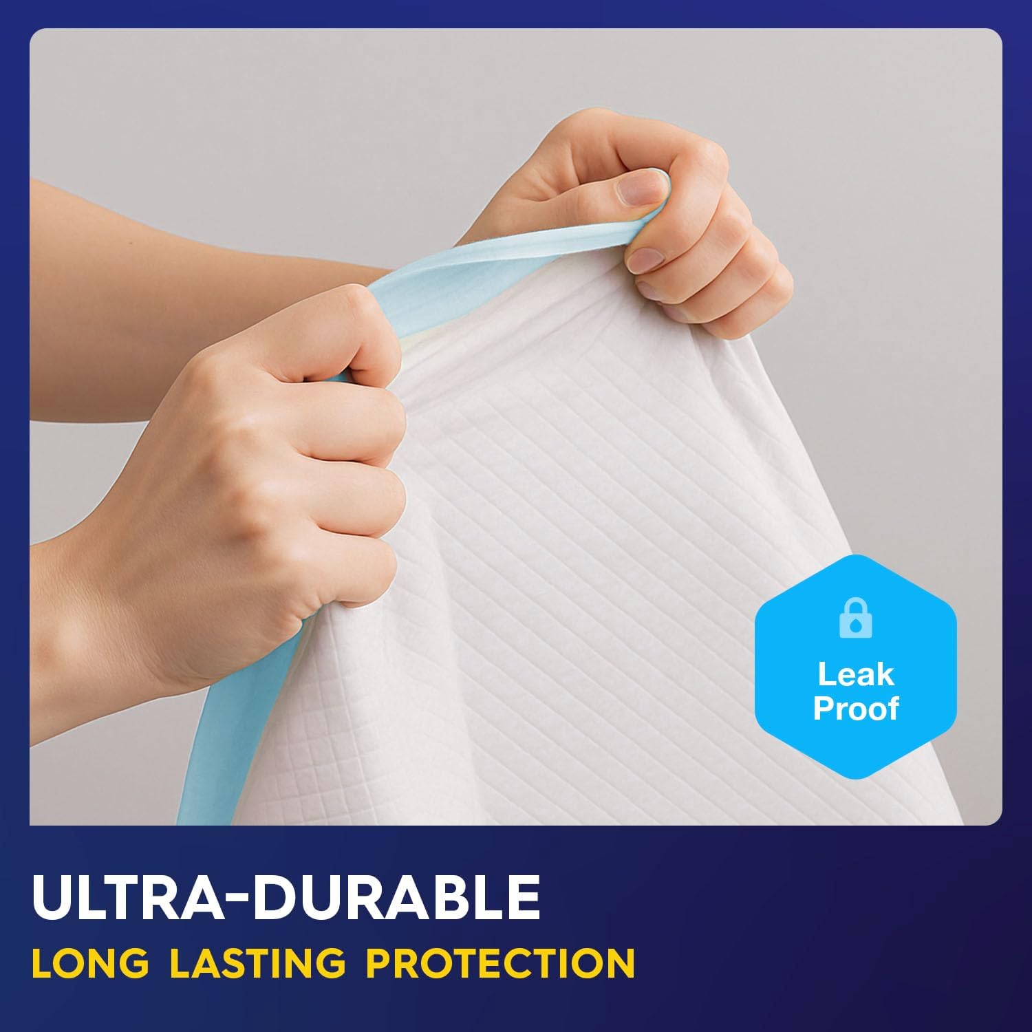 PULP Incontinence Underpads - Super Absorbent Disposable Bed Pads | 36" x 36" | Ideal for Adults, Children & Babies