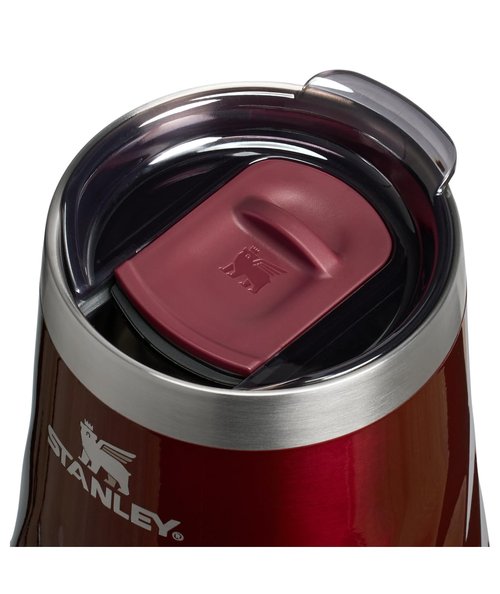 STANLEY Reserve Wine Tumbler | 11 oz Stainless Steel Travel Mug For Wine, Cocktails, Soda | Keeps Drinks Cold for Hours | BPA-Free | Garnet Shine