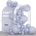 PartyWoo Dusty Blue Balloons - 127-Piece Slate Blue Boho Balloon Arch Kit | Baby Shower & Graduation Decor
