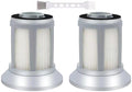Katerelis 2 Pack 2156A Replacement Filter Compatible with BISSELL Zing Lightweight,2156, 2156A, 2156E, 1665, 16652, 1665W Bagless Canister Vacuum,for Bissell Canister Vacuum Filter Part Number 1613056