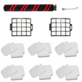 YOKYON Brushroll & Foam Felt Filters Replacement Compatible with Shark Stratos Upright Vacuum with DuoClean PowerFins AZ3002 & AZ3000W AZ3000