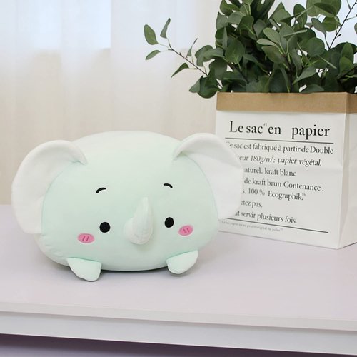 COSGOO Cute Plush Mini Elephant Stuffed Animal Cylindrical Elephant Plush Toys Gifts for Kids & Lovers Or Home Decor 8 Inch