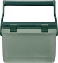 Stanley Adventure Outdoor Cooler 16 Qt - Heavy-Duty Camping Cooler with Easy Carry Handle | 36-Hour Ice Retention | BPA-Free | Stanley Green