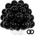Black Balloons | 110 Pcs Mini 5-Inch Thick Latex Balloons for Birthday & Wedding Decor