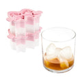Tovolo Bow Ice Mold Pack of 2 Pink Holiday Bow Shaped Ice Cube Molds for Cocktails, Festive Ice Mold Christmas Stocking Stuffer for Adults, Slow Melting Dishwasher Safe BPA Free Holiday Ice Molds