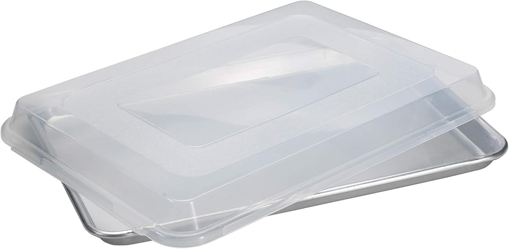 Nordic Ware Half Sheet Cover - Clear, 13 x 18 Inch Size for Perfect Food Storage