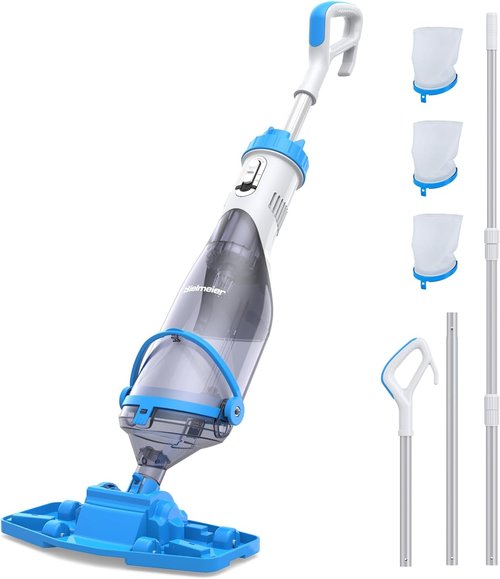 BIELMEIER Handheld Pool Vacuum - Cordless Cleaner with 19 GPM Suction for Above Ground & Inground Pools