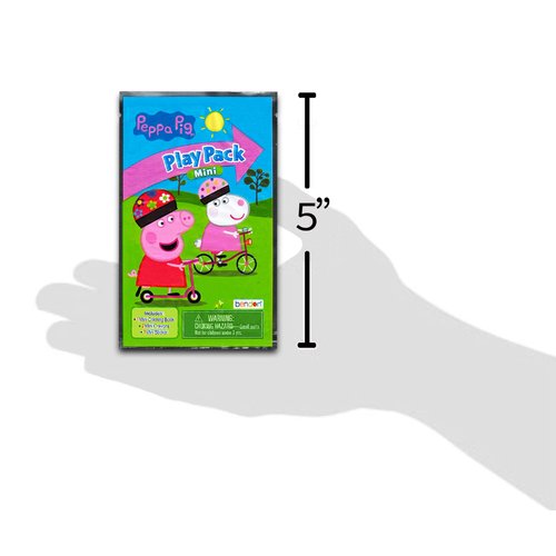 Peppa Pig 24 Count Mini Party Favors - Grab n Go Play Packs with Coloring Pages, Stickers & More (Peppa Pig Birthday Party Supplies)