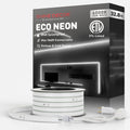Shine Decor LED Rope Lights AC 120V, Connectable & Cuttable Dotless 120LEDs/M Eco Neon Strip Lighting, ETL IP65 Waterproof & Weather-Resistant for Home Commercial, 8x16mm, 6000K Cool White, 32.8FT