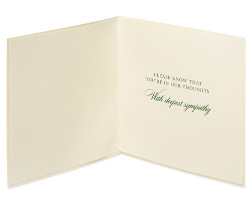 Papyrus Sympathy Card (You're In Our Thoughts)