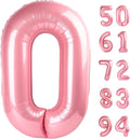 Pearlescent Pink Number Balloon - 40 Inch 0 Balloon for Birthday Decorations | Party Supplies for Women