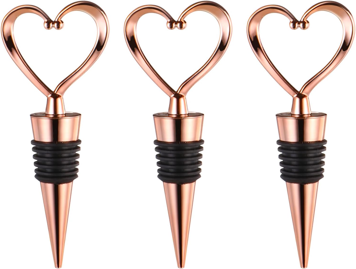 Wine Stopper 3Pack Wine Bottle Stopper Reusable Wine Stoppers Leak Proof Wine Corks Bottle Cover for Keeping Standard Bottles Wine Champagne Fresh