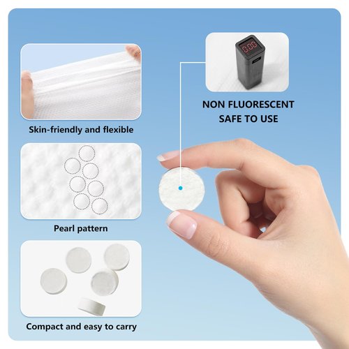 icepac 120 Pcs Compressed Towels, Camping, Disposable Face Compressed Towels, Magic Towel, Compressed Towel for Travel, Camping,Hiking (8x9in) (White 120)