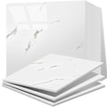 Vieshful 20pcs Peel and Stick Backsplash Tile，12"x12" Self Adhesive Marble Tile for Wall, PVC Waterproof Shower Wall Panels, Back Splash Stick on Tiles for Kitchen Bathroom Living Room (Not Real Tile)