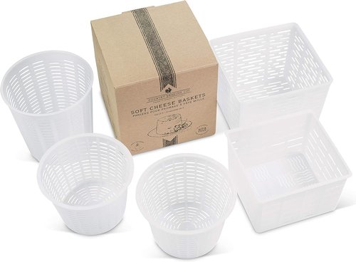 Cheesemaking Molds | Ricotta Cheese Draining Baskets - Authentic Italian Craftsmanship