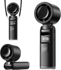 Lerat Portable Handheld Turbo Fan - 5 High-Speed Settings | 12-Hour Battery Life & LED Display