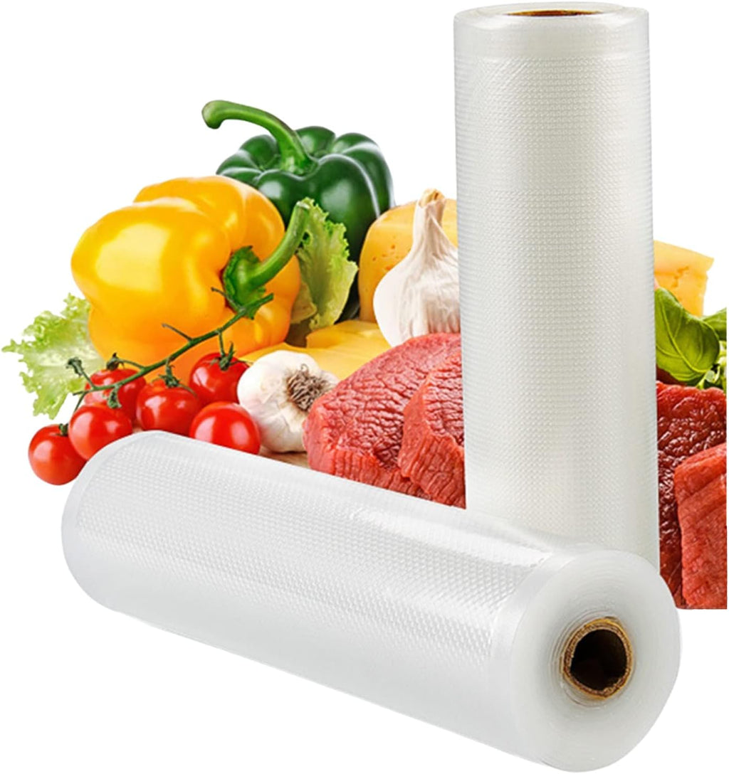 Vacuum Sealer Bags by [Brand Name] - 2-Pack 11.8" x 16.4' | Heavy-Duty 8mil, BPA-Free for Sous Vide & Meal Prep