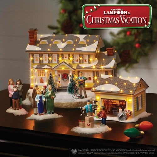Department 56 Snow Village Figurine - National Lampoon's Christmas Vacation Freezing Our Baguettes Off | 3.25 Inch, Multicolor