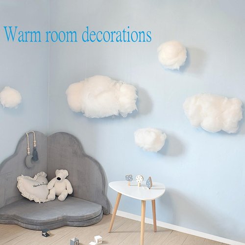 9Pcs Artificial Cloud Props - 3D Decorative Fake Clouds for Room Ceiling & Party Decor