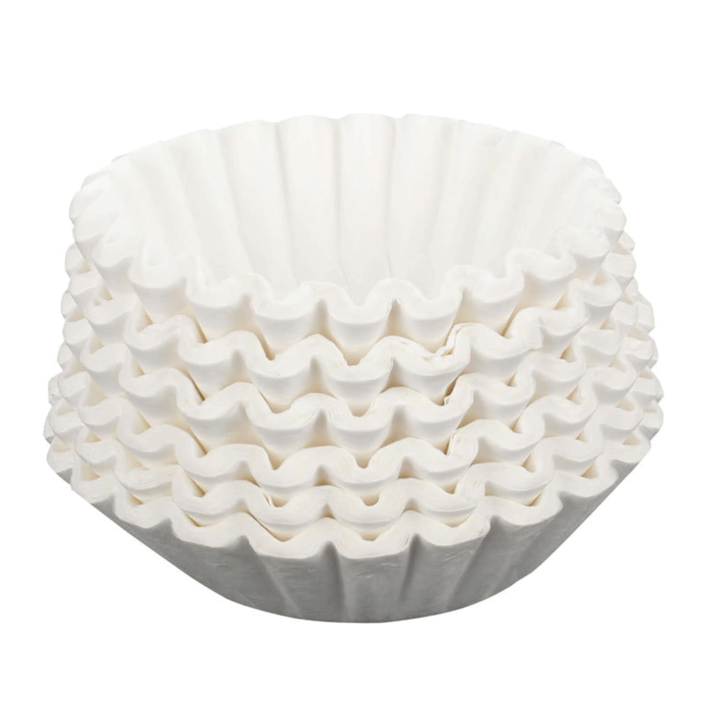 ZIXIANGKEJI 300pcs 12-Cup Commercial Coffee Filters (4 ¼ Inch base, 2 ¾ Inch Walls, 9 ¾ Inch Laying Flat) Large Coffee Filters Premium Paper with 12-Cup Home & Commercial Machines(X6-300)