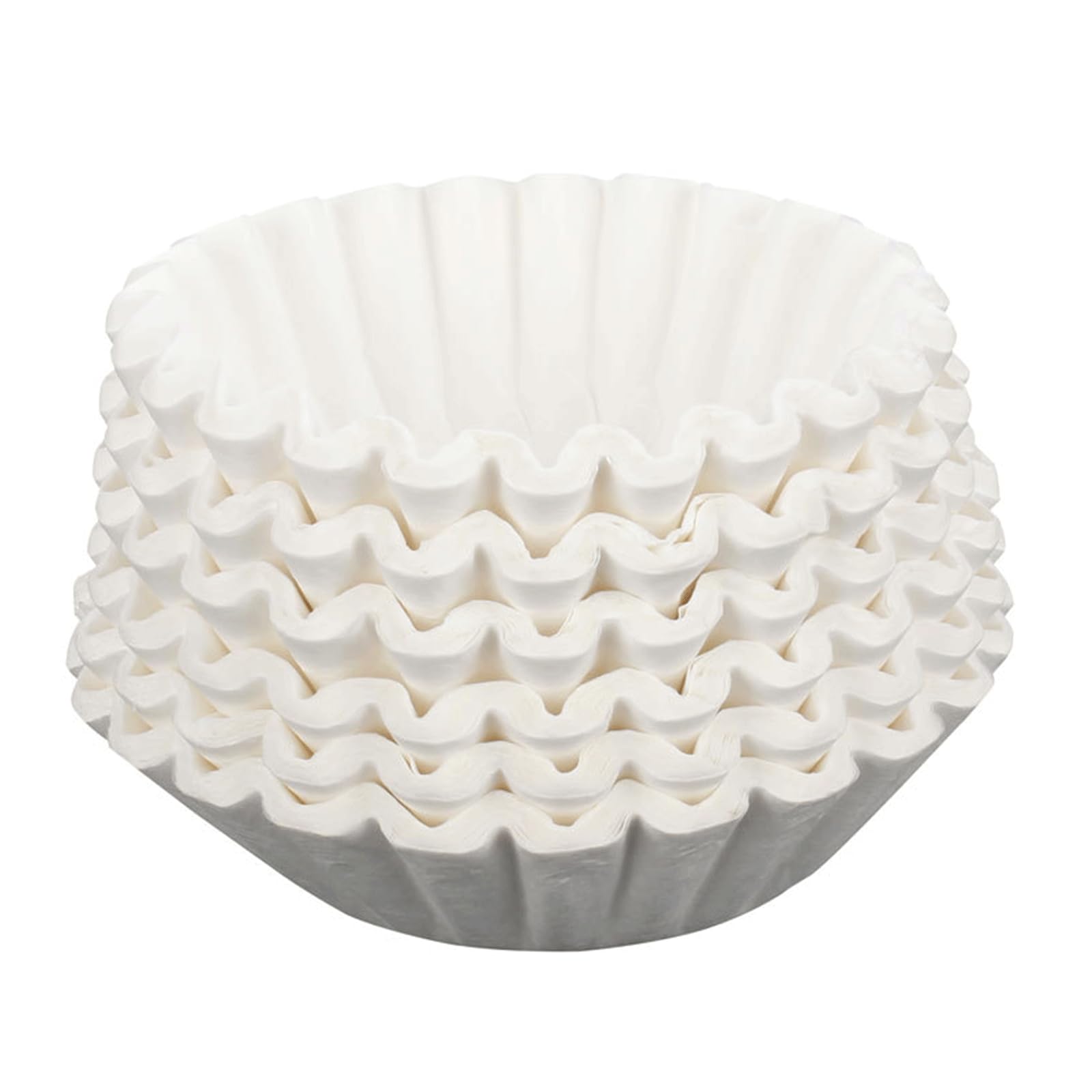 ZIXIANGKEJI 300pcs 12-Cup Commercial Coffee Filters (4 ¼ Inch base, 2 ¾ Inch Walls, 9 ¾ Inch Laying Flat) Large Coffee Filters Premium Paper with 12-Cup Home & Commercial Machines(X6-300)