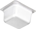 Carlisle FoodService Products DuraPan Food Pan, 1/6 Size Stainless Steel Container for Storing and Serving Food in Commercial Kitchen, 1.6 Qt, 6 Count