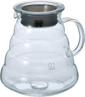 Hario V60 Glass Range Coffee Server, 800ml, Clear