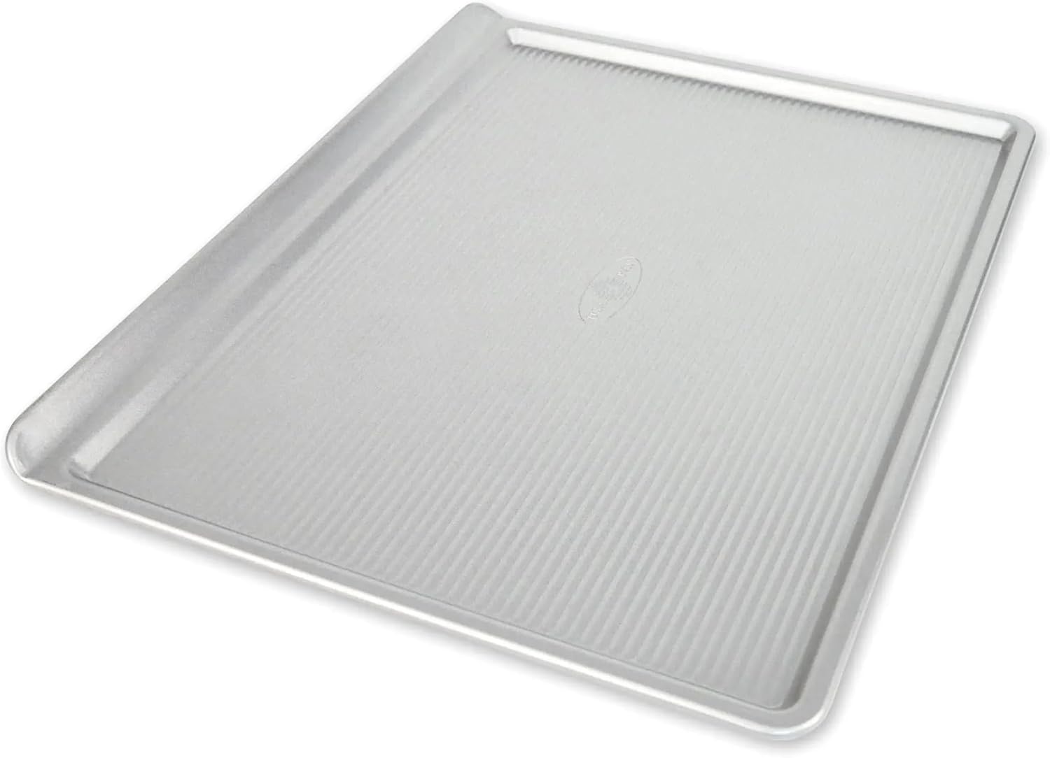 USA Pan Bakeware Cookie Sheet - Large Nonstick Baking Pan, Warp Resistant, Aluminized Steel, Silver