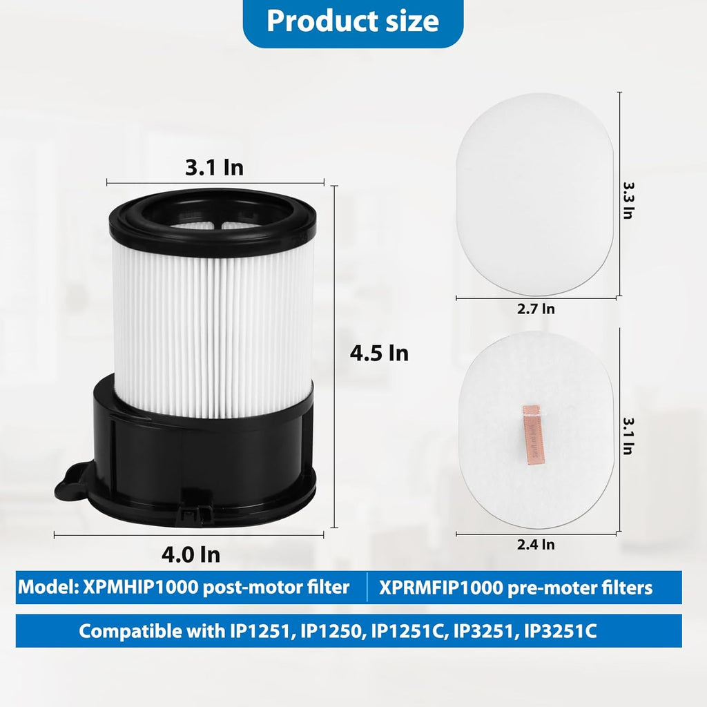 Shark Replacement HEPA Filter & Pre-Motor Filter Set - 2 Auto-Empty Docks + 4 Handheld Filters