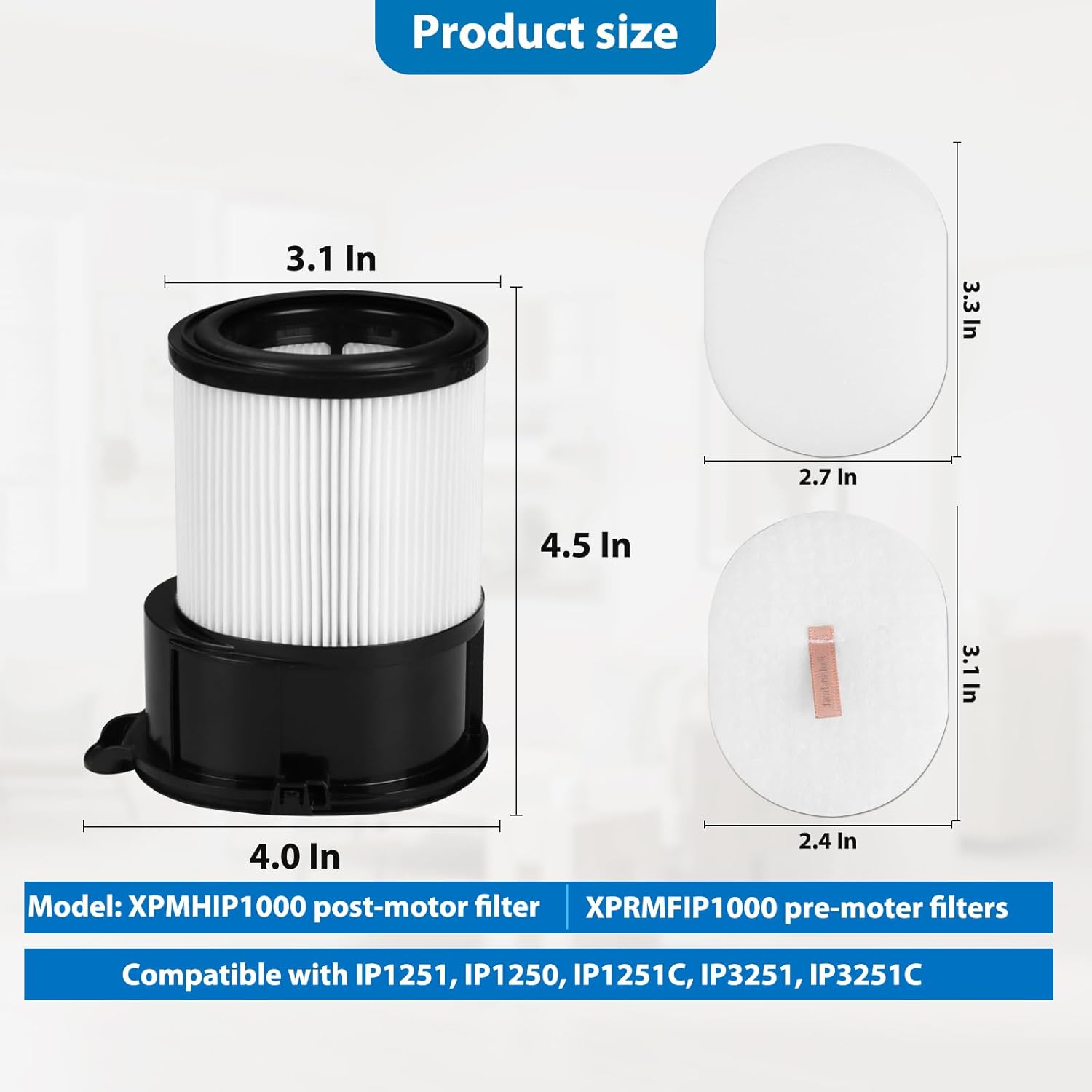 Shark Replacement HEPA Filter & Pre-Motor Filter Set - 2 Auto-Empty Docks + 4 Handheld Filters